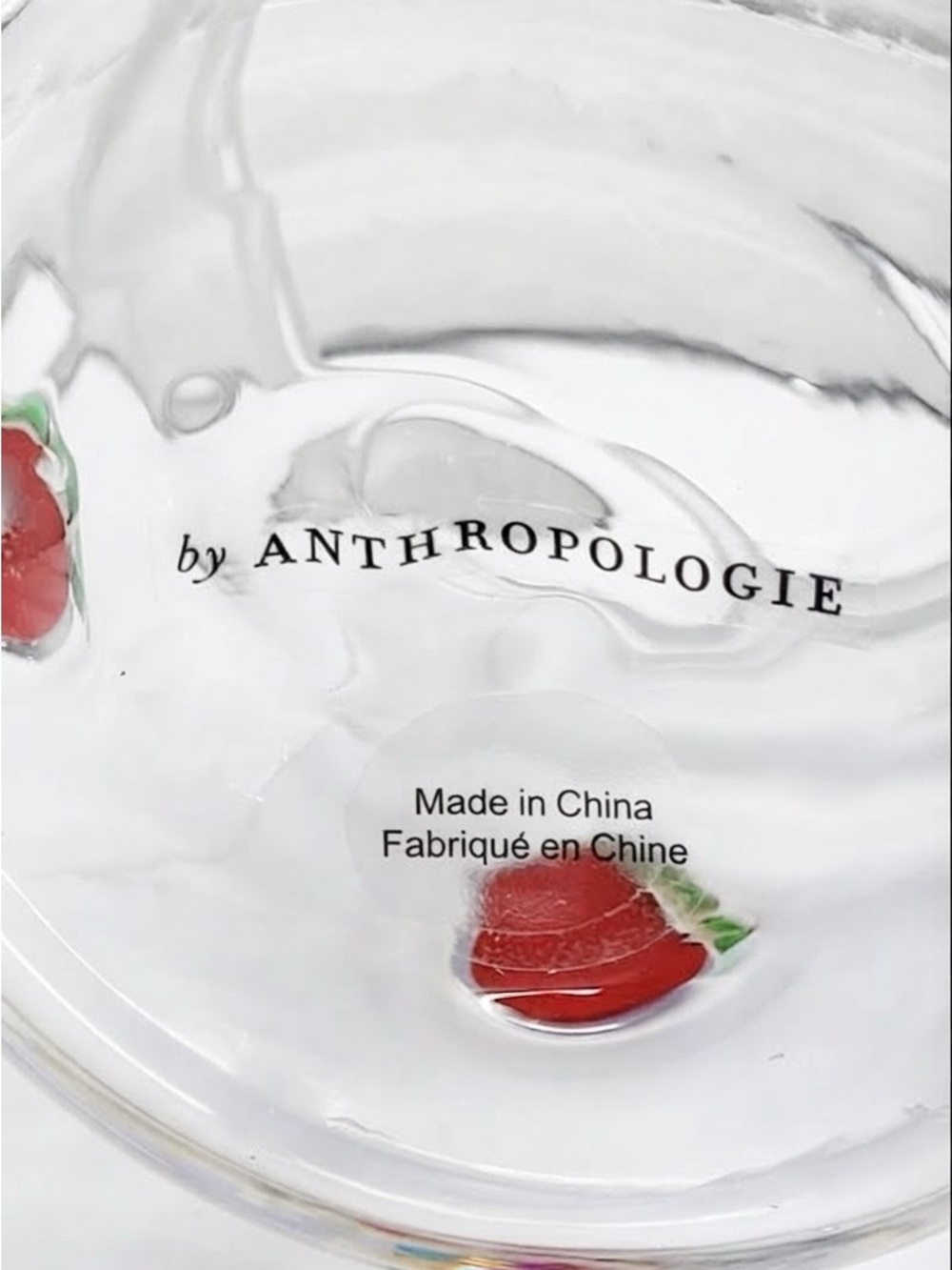 Anthropologie Rare Icon Juice Glass Strawberry New in Box - Picture 5 of 6